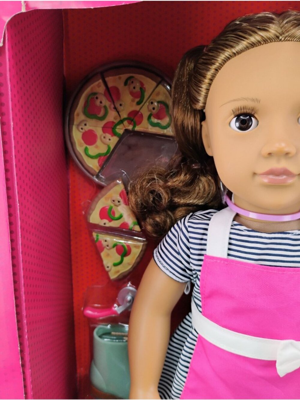 Our Generation Posable 18-Inch Doll Isa With Diner Play Accessories - Picture 4 of 11